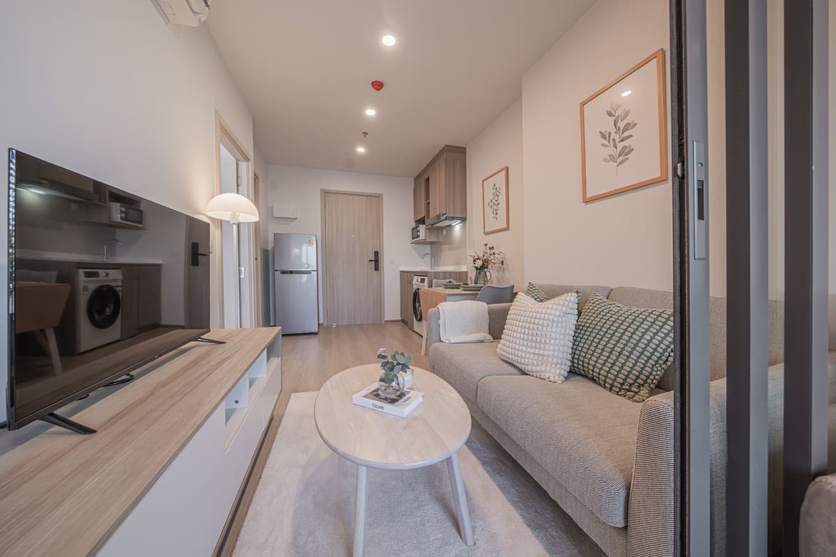 bright 1BR Plus with glass-walled bedroom