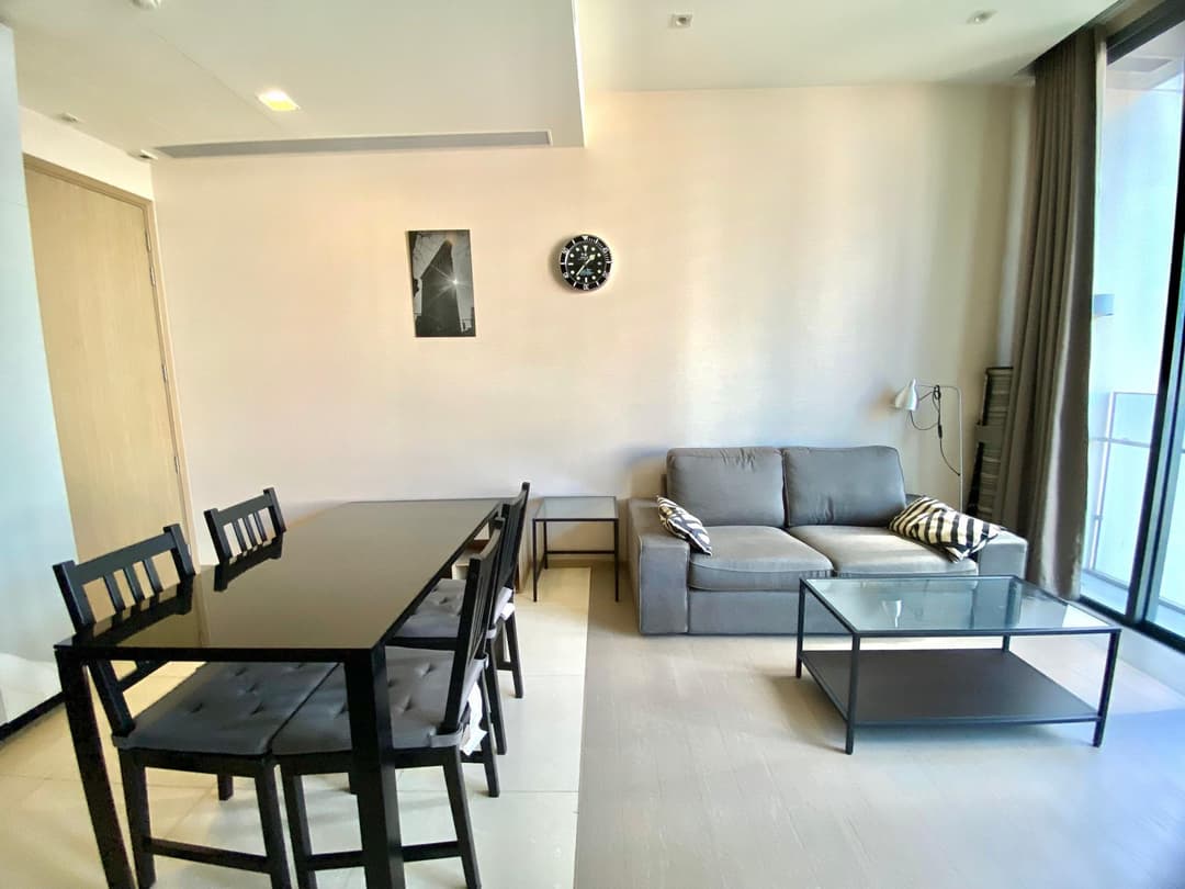 Oversized 55 sqm 1BR with corner windows — The Esse Asoke photo 1