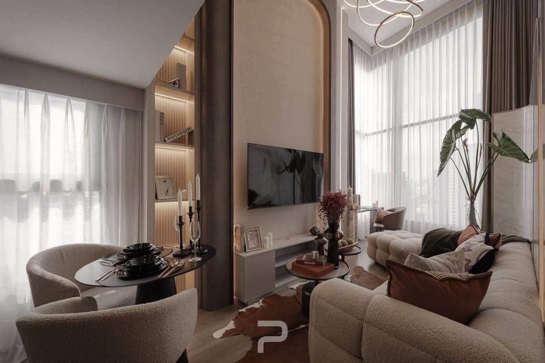SOHO Bangkok Ratchada | 2 Bedrooms for Rent photo 1